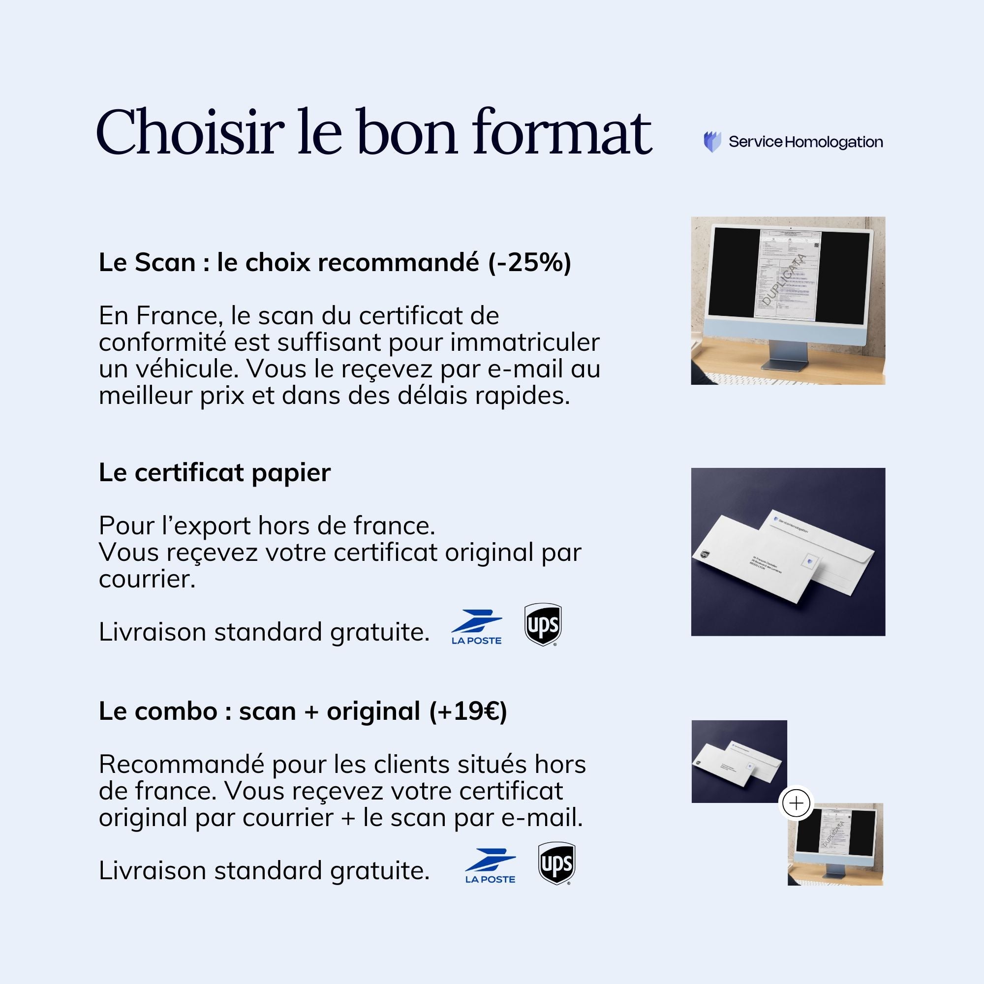 Certificat de conformité MASERATI